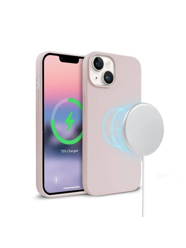 CRONG Color Cover Magnetic - iPhone 14 Plus MagSafe Case (sand pink)