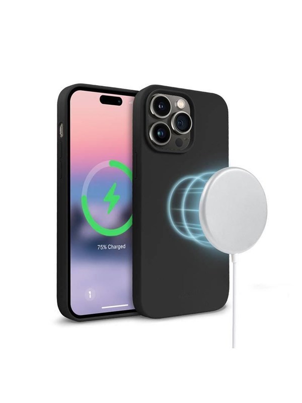 CRONG Color Cover Magnetic - iPhone 14 Pro Max MagSafe Case (Black)