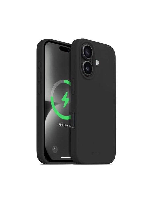 CRONG Color Cover Magnetic - iPhone 16 MagSafe Case (Black)