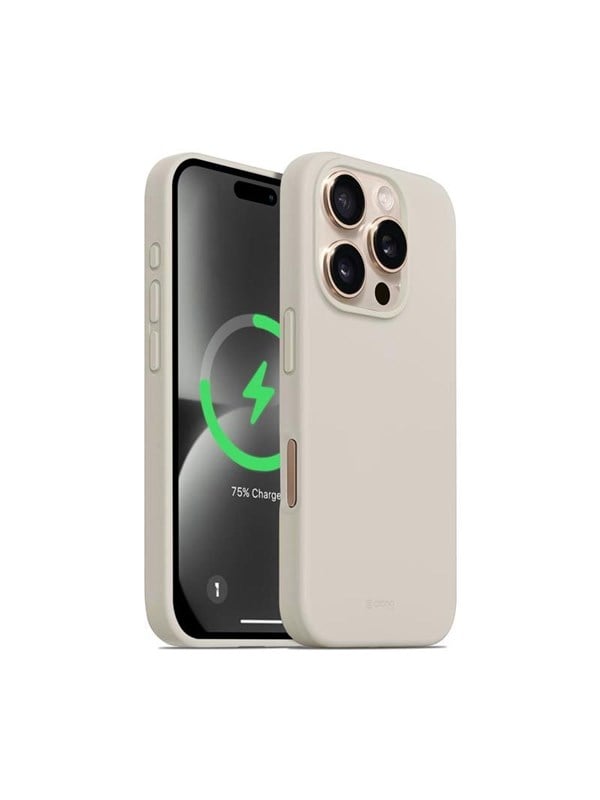 CRONG Color Cover Magnetic - iPhone 16 Pro MagSafe Case (Stone Beige)