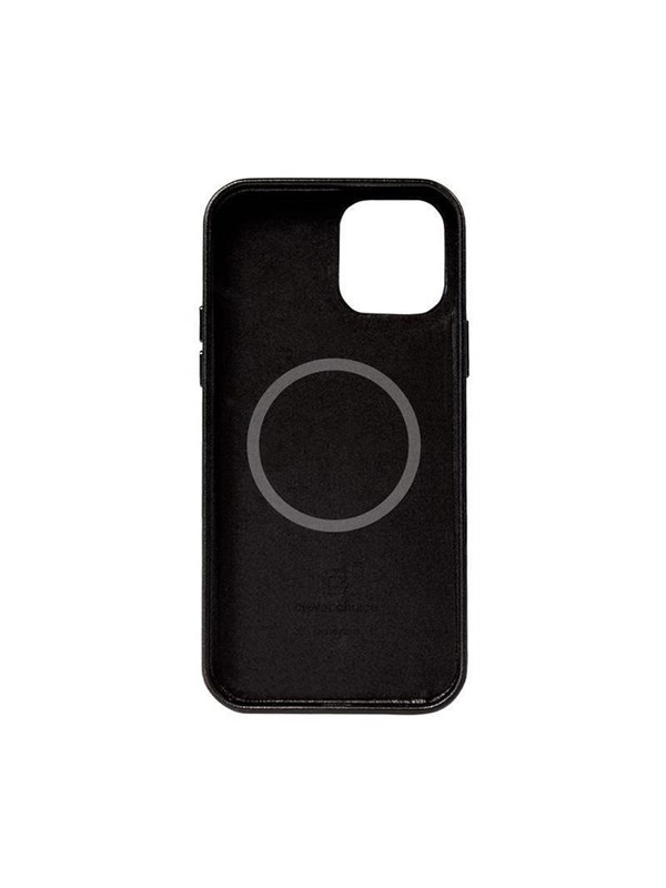 CRONG Essential Cover Magnetic - iPhone 12 Pro Max MagSafe Leather Case (Black)