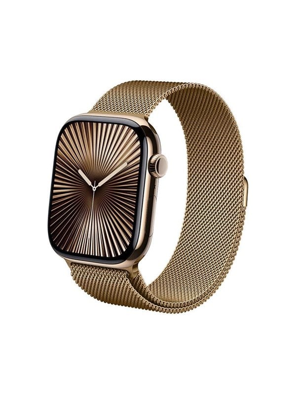 CRONG Milano Steel - Stainless Steel Strap for Apple Watch 44/45/46/49 mm (Rose Gold)
