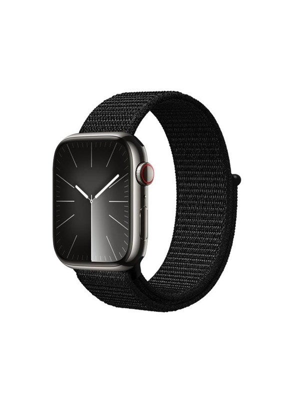 CRONG Nylon Reflex - Sport Band for Apple Watch 44/45/46/49 mm (Black)