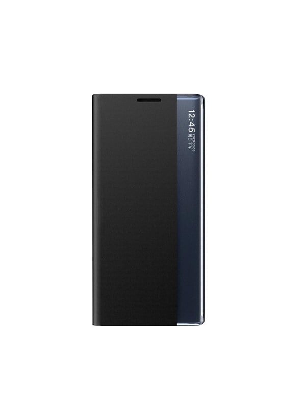 Hurtel New Sleep View Case with Flap and Stand for Samsung Galaxy A35 - Black