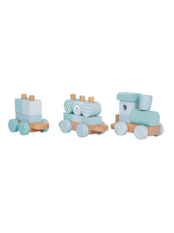 Small Foot - Wooden Train Blue