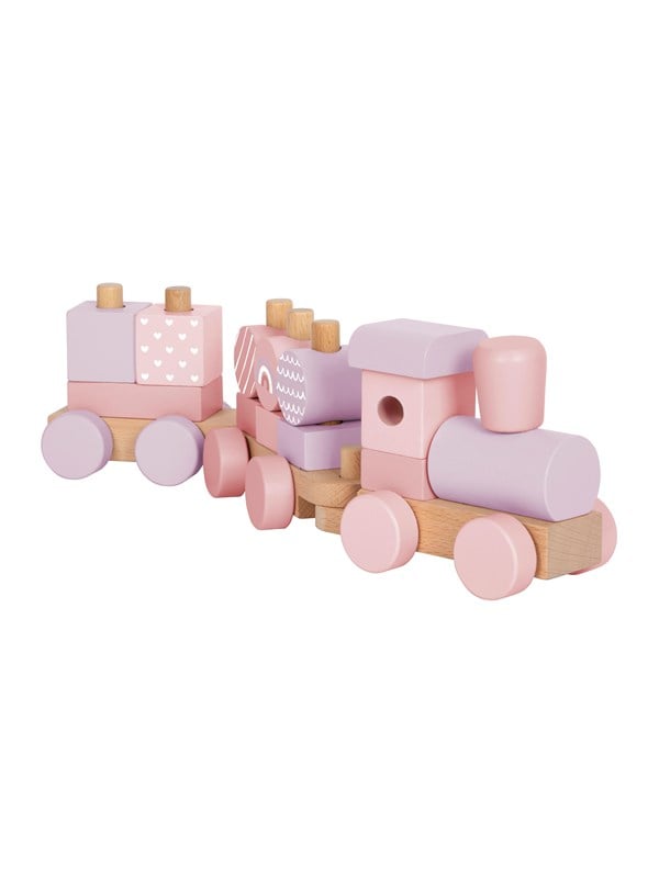 Small Foot - Wooden Train Pink