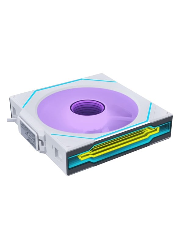 Lian Li UNI FAN SL-INFINITY Wireless - Gehuselfter - 140mm - Wei mit RGB LED - 28 dBA