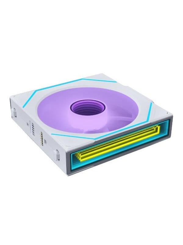 Lian Li UNI FAN SL-INFINITY Wireless Reverse - Gehuselfter - 140mm - Wei mit RGB LED - 28 dBA