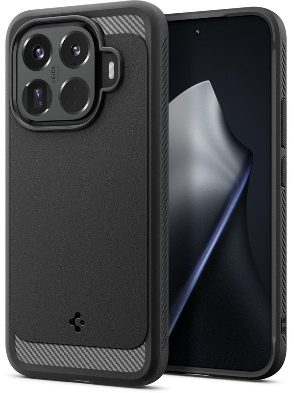 Spigen Rugged Armor - matte black - Xiaomi 15T Pro