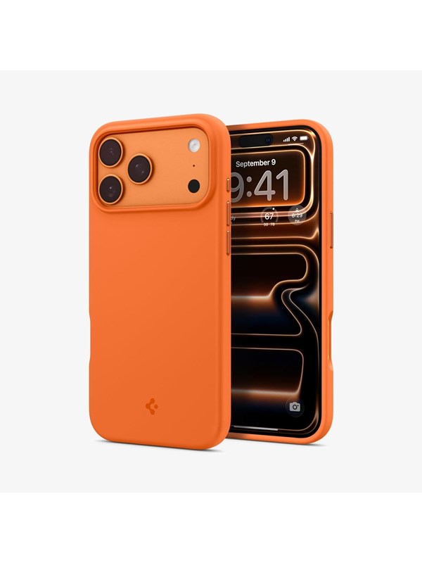 Spigen Silicone Fit MagSafe - cosmic orange - iPhone 17 Pro Max