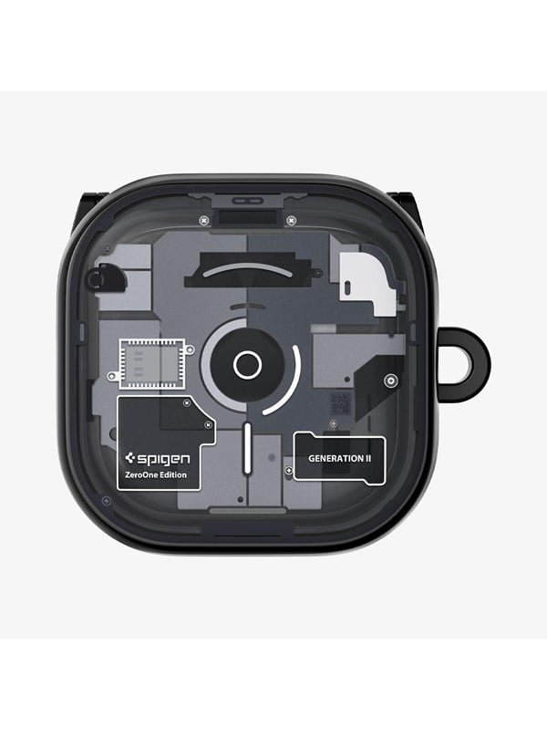 Spigen Ultra Hybrid - zero one black - Samsung Galaxy Buds 4 Pro/4