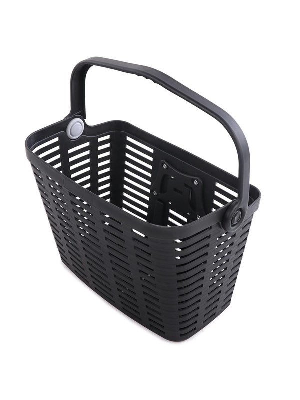 Wozinsky WKR-PK plastic handlebar bicycle basket - black