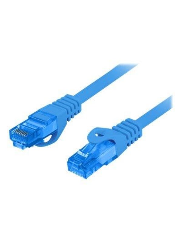 Lanberg patch cable - 1 m - blue RAL 5012 - Blau - 1m
