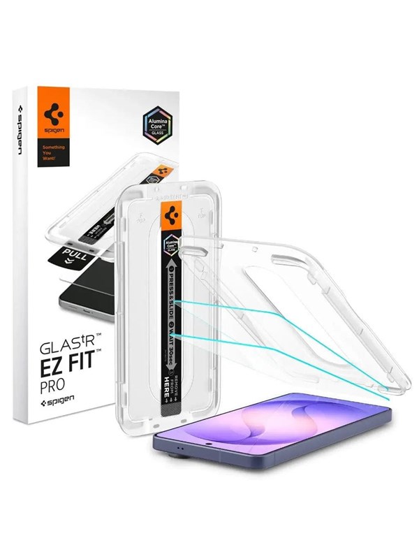 Spigen Glass tR EZ Fit Pro Anti Reflection 2 Pack - transparency - Samsung Galaxy S26+