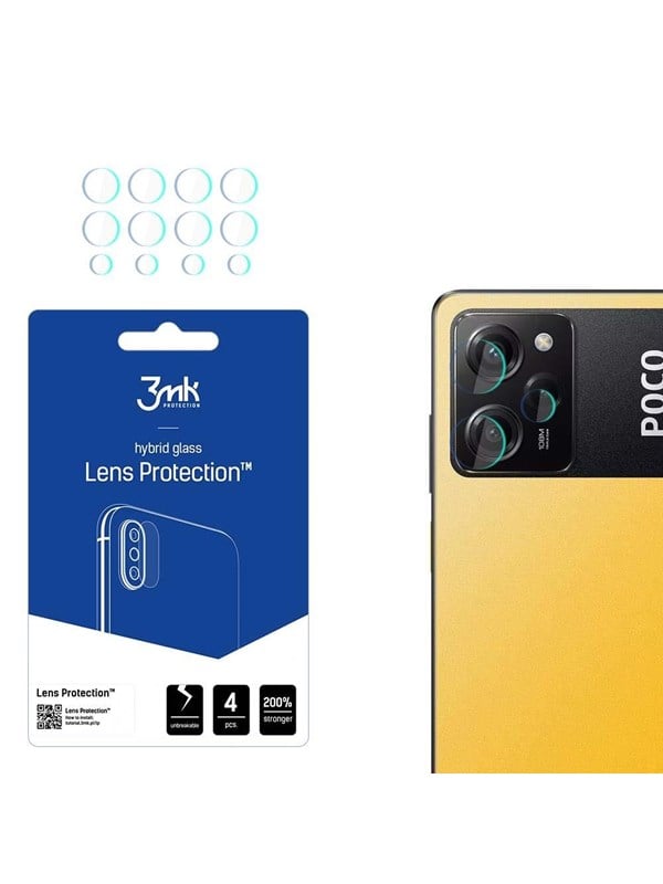 3mk Lens Protection hybrid camera glass for Poco X5 Pro 5G