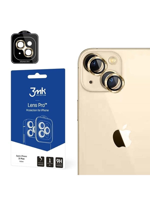 3mk Apple iPhone 15 Plus - Lens Protection Pro Yellow