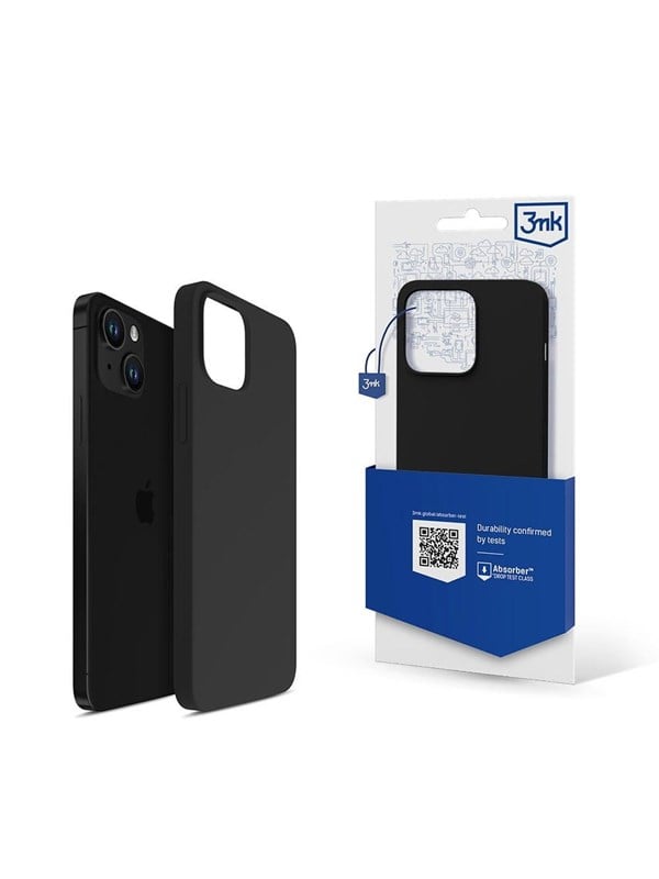 3mk iPhone 14 Plus Silicone Case Series - Black