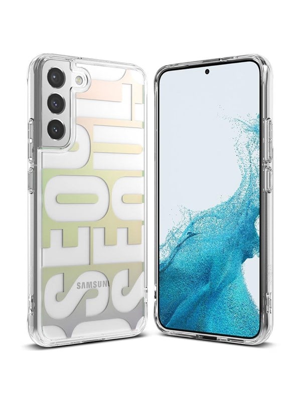 Ringke Fusion Design Armored Case Cover with Gel Frame Samsung Galaxy S22+ (S22 Plus) Transparent (Seoul) (F593R89)