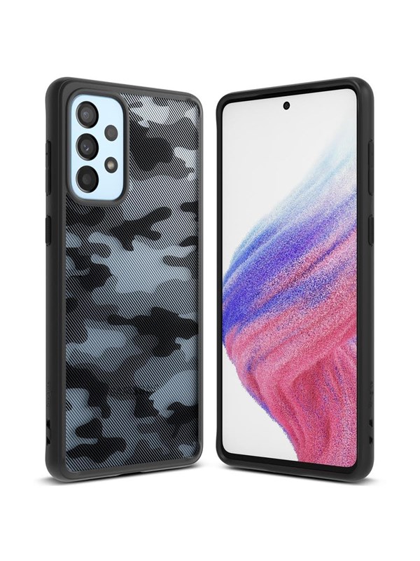 Ringke Fusion Matte Case Cover with Gel Frame Samsung Galaxy A73 Black