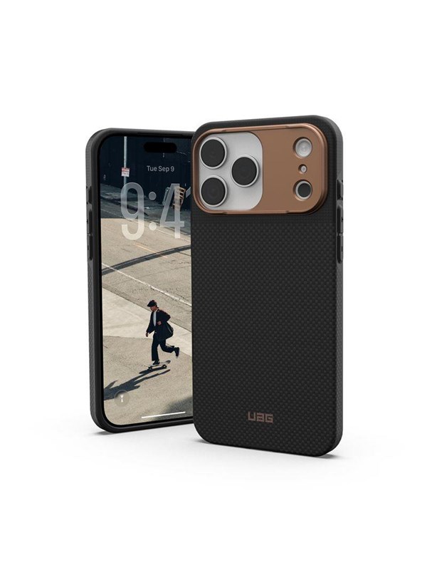 UAG Fibr Armr Kevlar Hülle mit MagSafe für das Apple iPhone 17 Pro Max - Graphite / Bronze