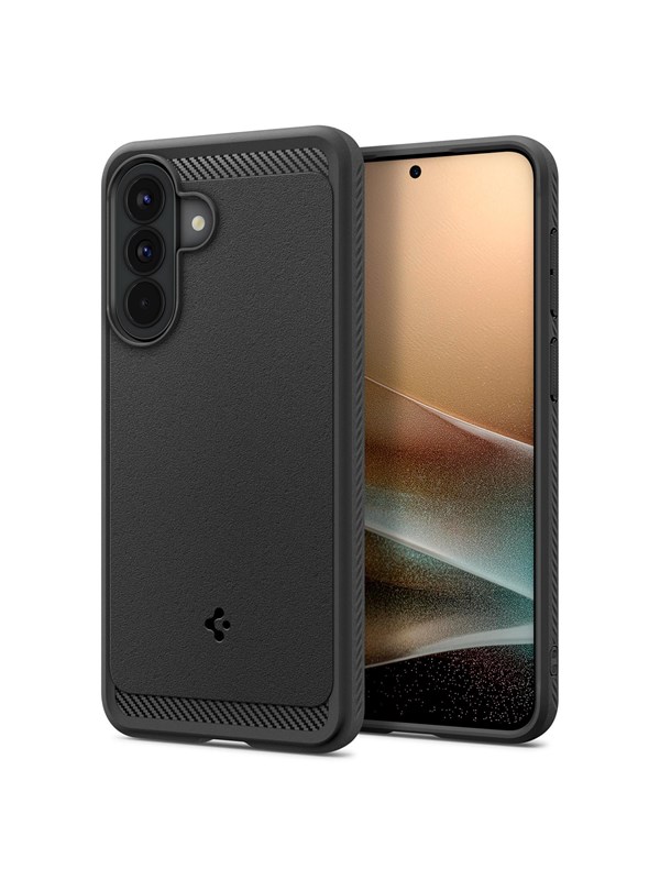 Spigen Rugged Armor - matte black - Samsung Galaxy A57 5G