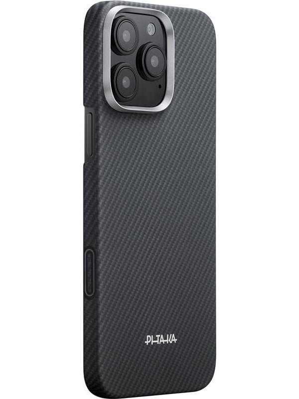 PITAKA Ultra-Slim Case - Black/Grey PitaTap - iPhone 16 Pro