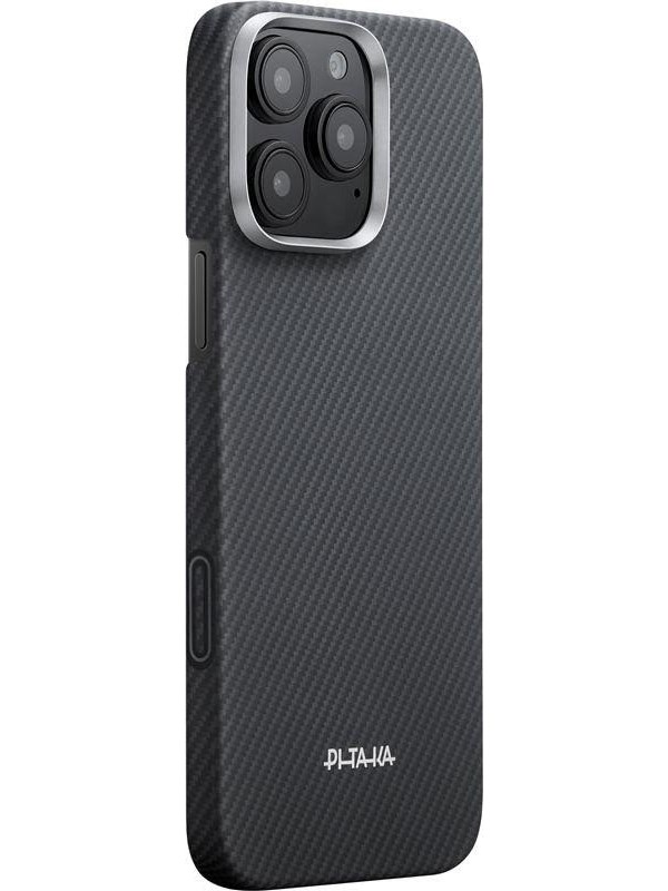 PITAKA Ultra-Slim Case - Black/Grey PitaTap - iPhone 16 Pro Max