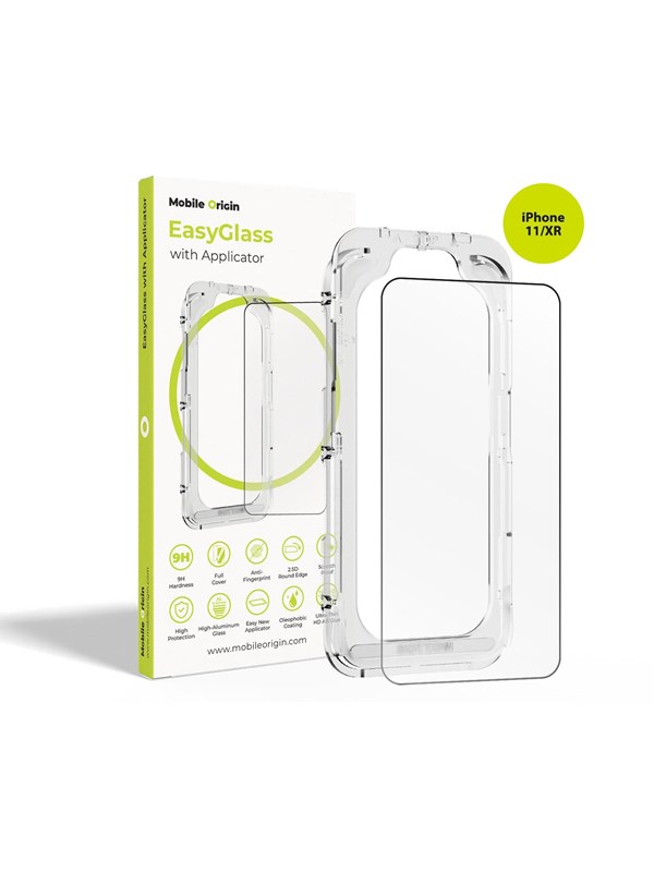 Mobile Origin EasyGlass with Applicator iPhone 11/XR