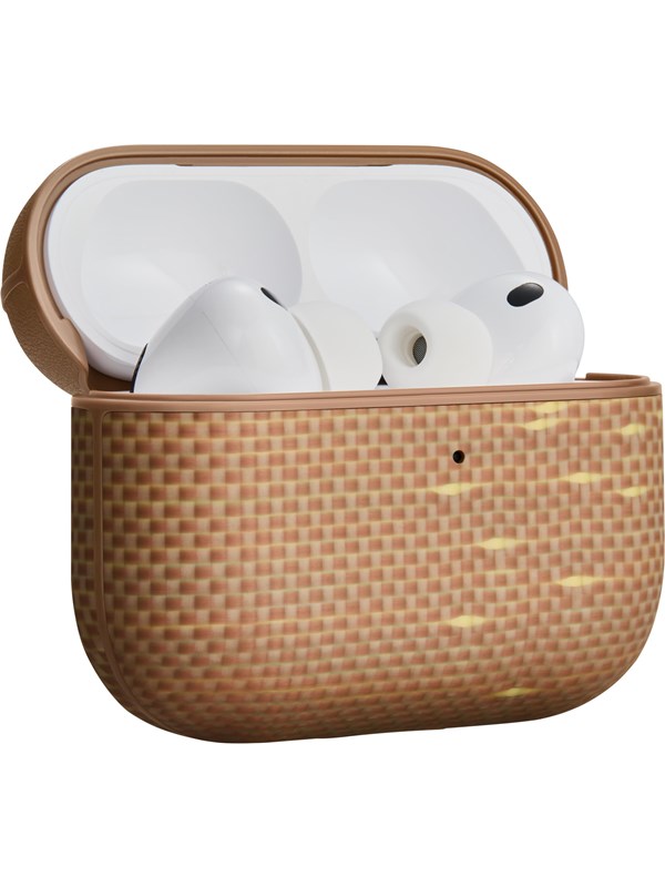 PITAKA Aramid Fiber Magnetic Case - Golden Glint - AirPods Pro 3