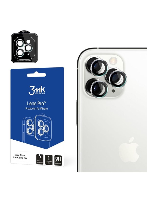3mk Lens Protection Pro Camera Cover for iPhone 11 Pro / 11 Pro Max - Silver