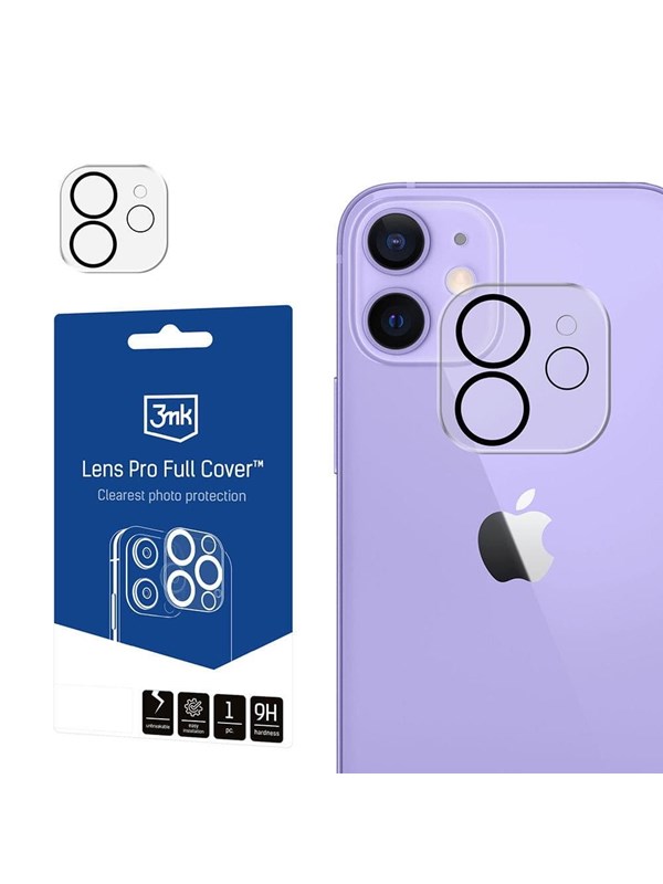 3mk Apple iPhone 11/12 mini - Lens Pro Full Cover