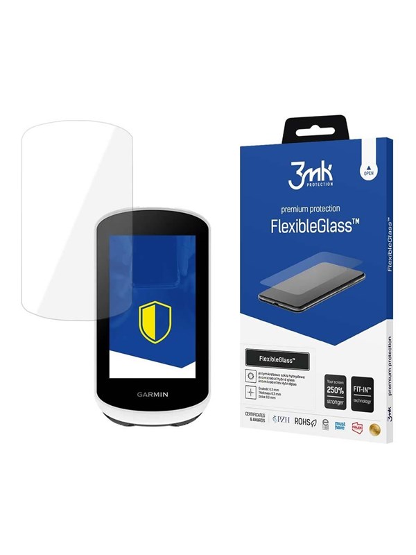 Image of 3mk FlexibleGlass hybrid glass on Garmin Edge Explore 2
