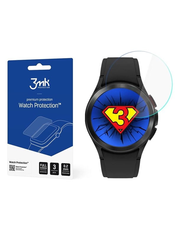 Image of 3mk Samsung Galaxy Watch 4 Classic 46mm - Watch Protection v. FlexibleGlass Lite