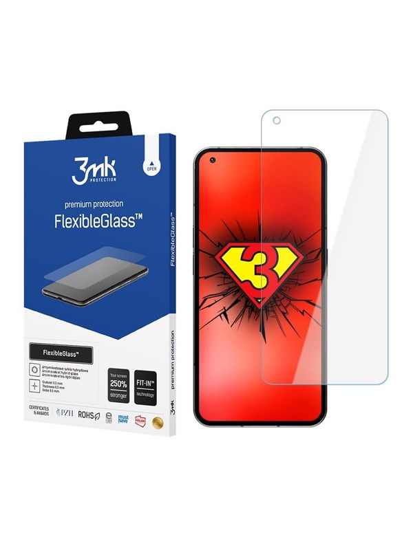 3mk FlexibleGlass hybrid glass on Nothing Phone 1