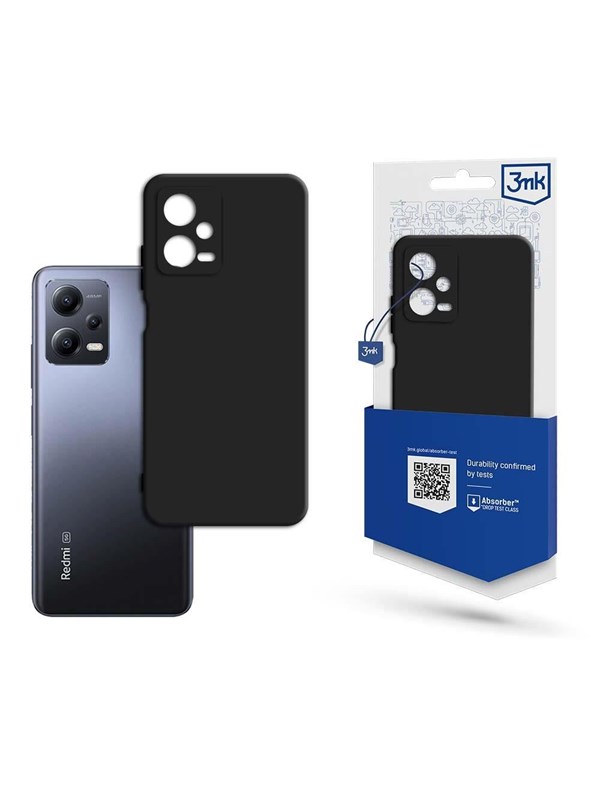 3mk Case for Xiaomi Redmi Note 12 5G / Poco X5 5G Series Matt Case - Black