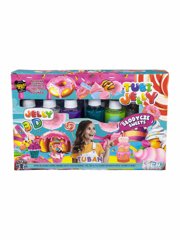 Tuban Tubi Jelly Set mit 6 Farben  Sigkeiten