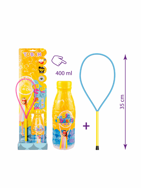 Tuban Set  Seifenblasenring  Flssigkeit 400 Ml