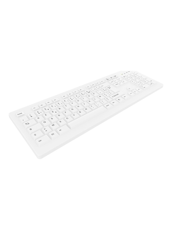 Cherry Contour Active Key MedicalKey AK-C8100 - keyboard - medical hygienic design full size - AZERTY - French - white Input Device - Tastatur - Franzsisch - Weiss
