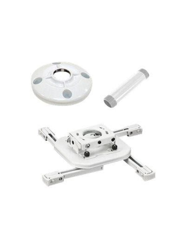 Chief Mini Universal RPA Projector Mount - Includes Projector Mount 6 Ceiling Plate and 3 Extension Column - White