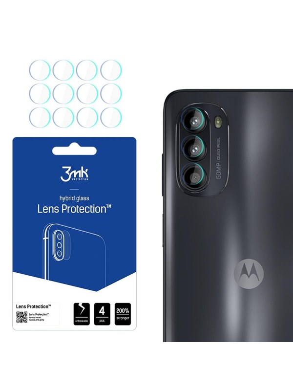 Image of 3mk Lens Protection hybrid camera glass for Motorola Moto G52