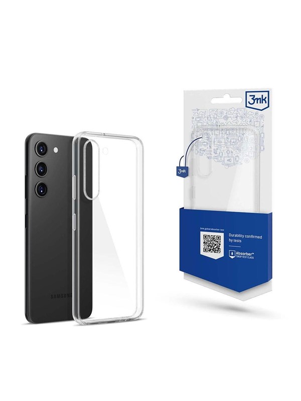 Handyhülle 3MK Clear Case flexibel transparent für Galaxy S23 5G