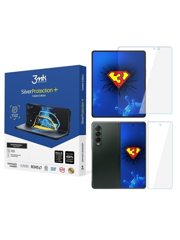 Antimikrobieller Schutzfilm 3MK Samsung Galaxy Z Fold 3 5G SilverProtection+ Folded Edition