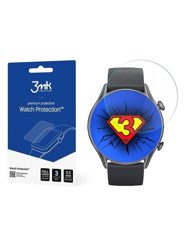 Lot von 3 Schutzfolien für Uhren Xiaomi Amazfit GTR 3 - ARC