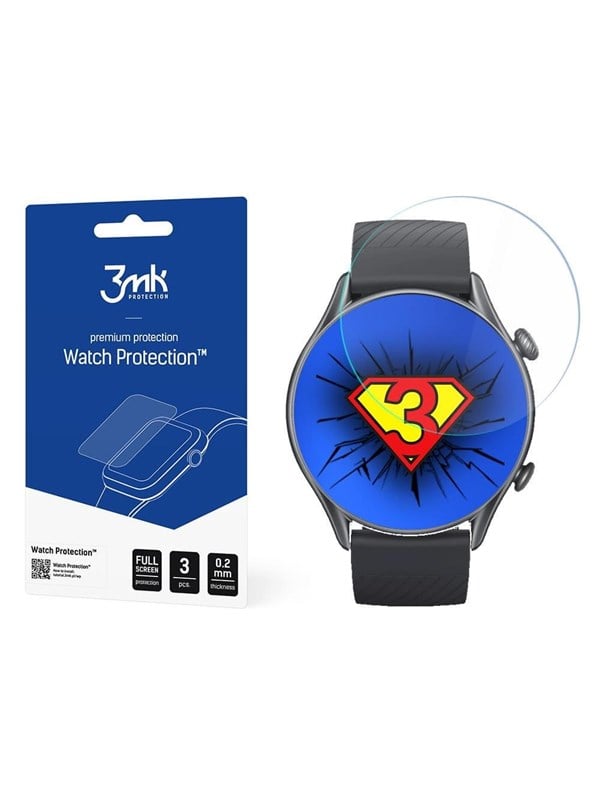 Lot von 3 Schutzfolien für Uhren Xiaomi Amazfit GTR 3 Pro - ARC