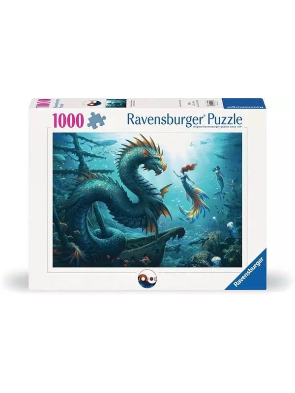 Ravensburger Enchanted Depths Dragon Mermaid 1000p - 14