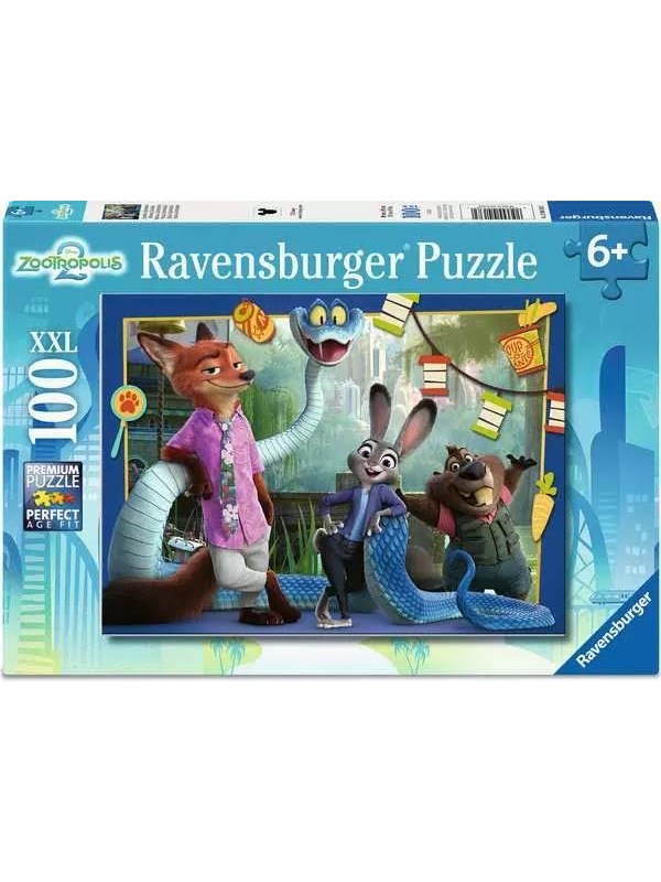 Image of Ravensburger Jigsaw Puzzle Zootopia 2 - 100 XXL Pieces 2D Puzzles