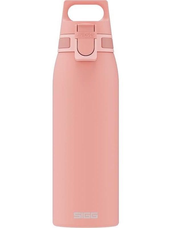 SIGG Edelstahl-Trinkflasche SHIELD ONE Shy Pink 1000 ml WMB-Verschluss pink rosa