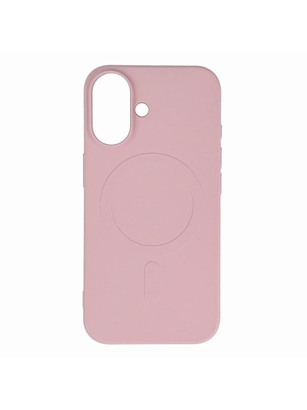 Hurtel Liquid Silicone Case MagSafe for iPhone 16 - Light Pink
