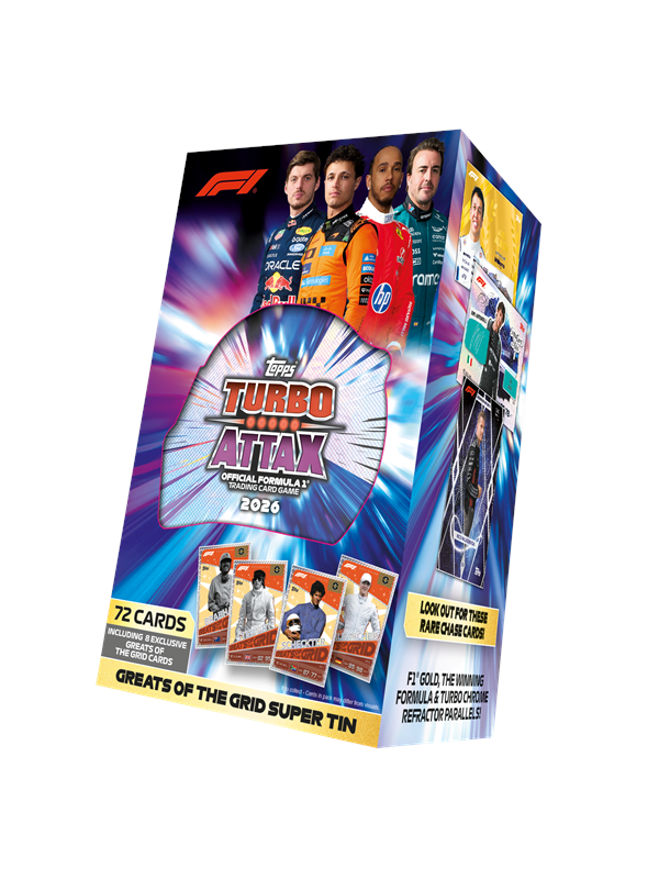 Formula 1 2026 Turbo Attax Trading Card Game Super Tin