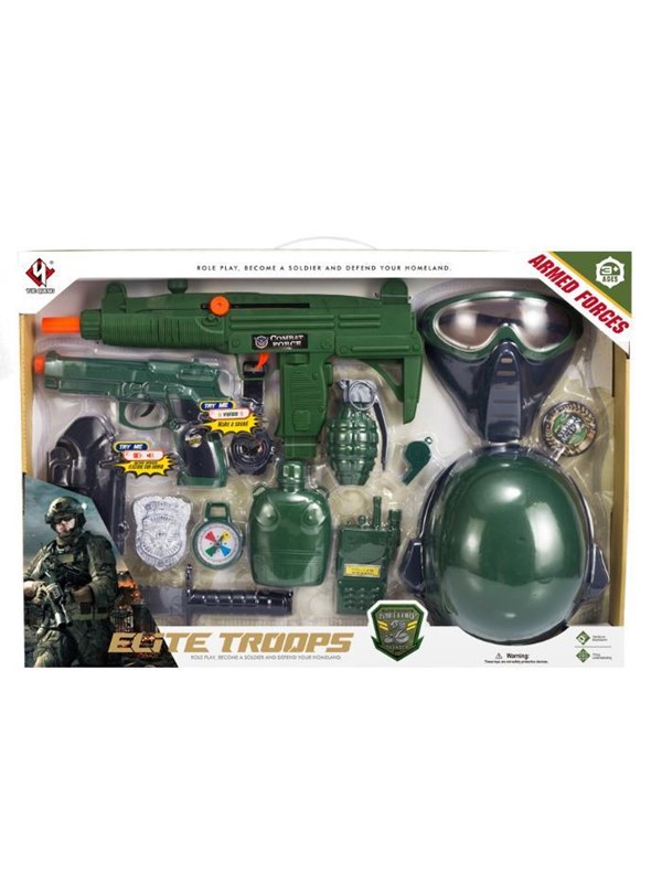GA Toys Military Toy Set 13 Pieces - 3+ Years